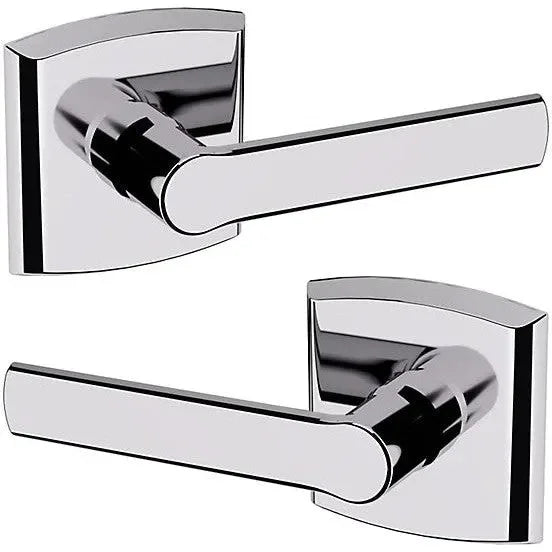 Baldwin Estate 5485V Passage Lever with R026 Rosette in Polished Chrome finish
