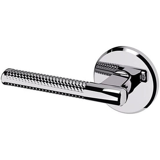 Baldwin Estate L015 Left Handed Half Dummy Lever with R016 Rosette in Polished Chrome finish