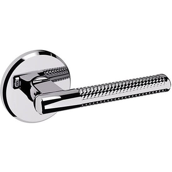 Baldwin Estate L015 Right Handed Half Dummy Lever with R016 Rosette in Polished Chrome finish