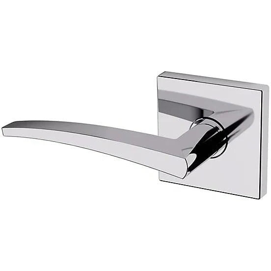 Baldwin Estate L022 Left Handed Half Dummy Lever with R017 Rosette in Polished Chrome finish