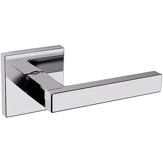 Baldwin Estate L023 Right Handed Half Dummy Lever with R017 Rosette in Polished Chrome finish