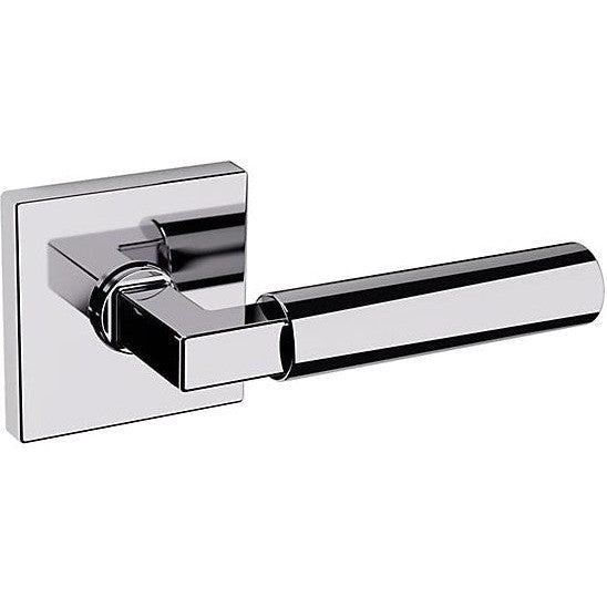 Baldwin Estate L029 Gramercy Right Handed Half Dummy Lever with R017 Rosette in Polished Chrome finish