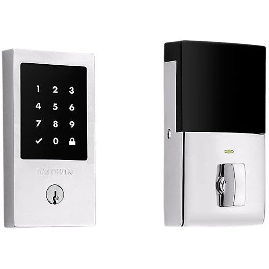 Baldwin Estate Minneapolis Touchscreen Standalone Deadbolt in Polished Chrome finish