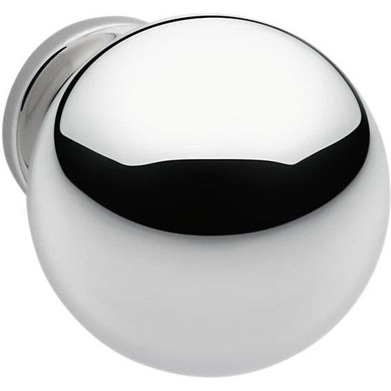 Baldwin Estate Spherical Knob 1" in Polished Chrome finish