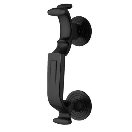 Baldwin Estate 0113 "S" Door Knocker in Satin Black finish