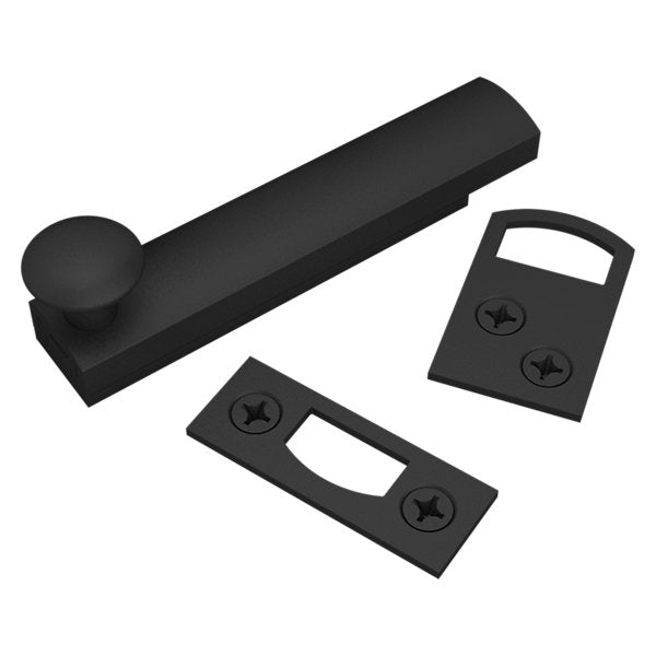 Baldwin Estate 0321 3" Surface Bolt in Satin Black finish