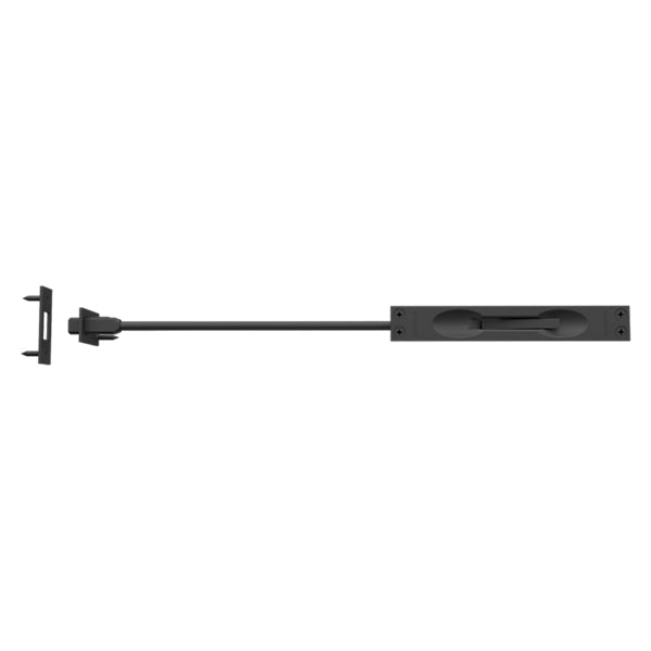 Baldwin Estate 0600 Flush Bolt with 12" Rod in Satin Black finish