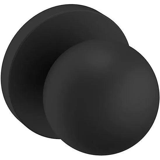 Baldwin Estate 5041 Half Dummy Knob with 5046 Rosette in Satin Black finish