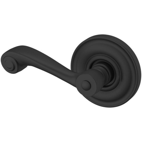 Baldwin Estate 5103 Left Handed Half Dummy Lever with 5048 Rosette in Satin Black finish