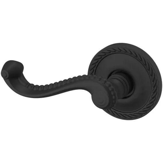 Baldwin Estate 5103 Left Handed Half Dummy Lever with 5048 Rosette in Satin Black finish