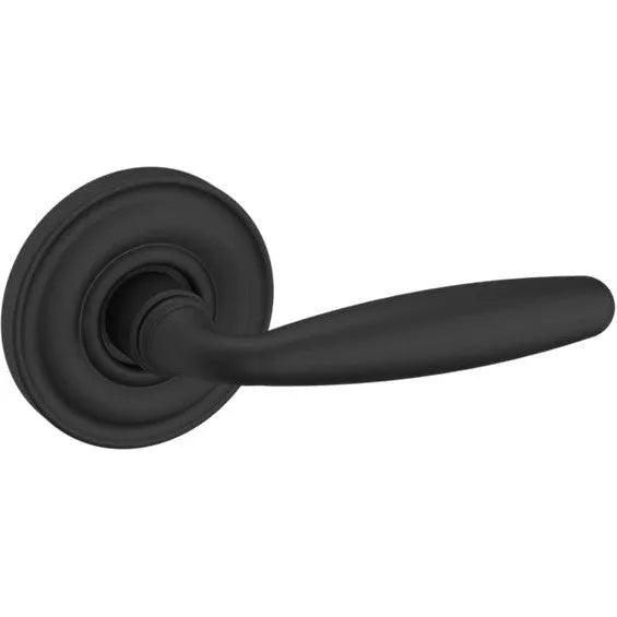 Baldwin Estate 5106 Right Handed Half Dummy Lever with 5048 Rosette in Satin Black finish