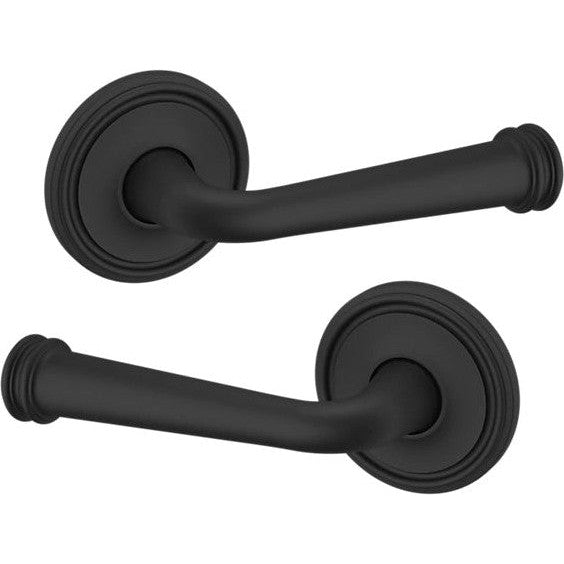 Baldwin Estate 5116 Full Dummy Lever with 5070 Rosette in Satin Black finish