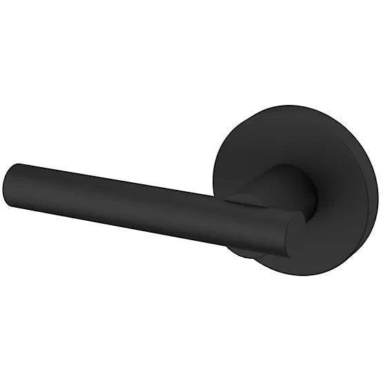 Baldwin Estate 5137 Left Handed Half Dummy Lever with 5046 Rosette in Satin Black finish