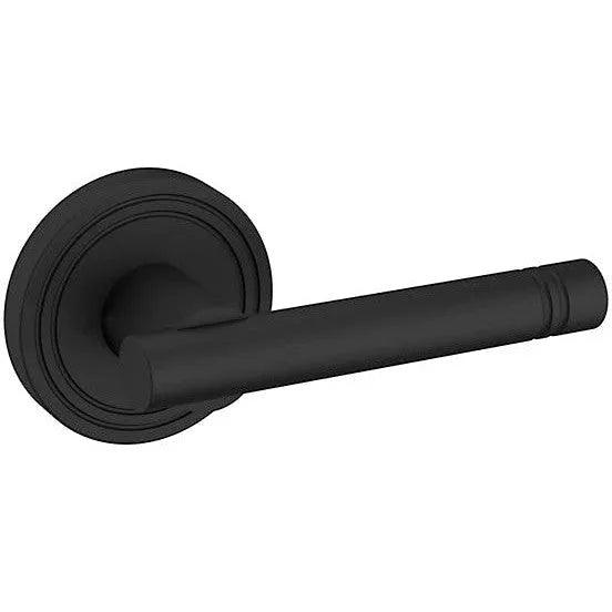 Baldwin Estate 5138 Right Handed Half Dummy Lever with 5047 Rosette in Satin Black finish