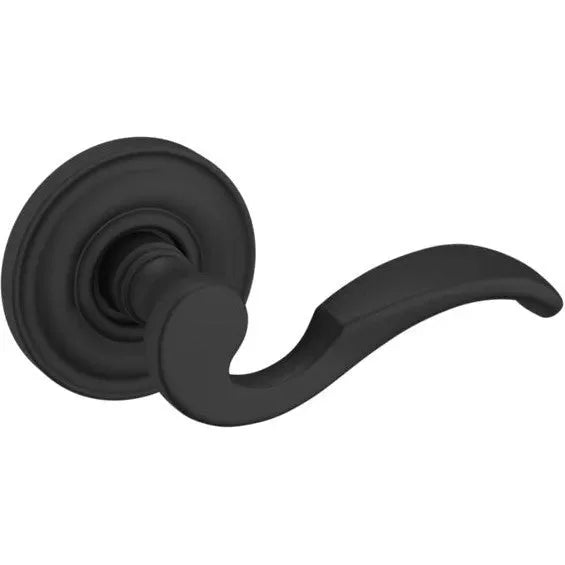 Baldwin Estate 5152 Right Handed Half Dummy Lever with 5017 Rosette in Satin Black finish