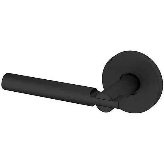 Baldwin Estate 5161 Left Handed Half Dummy Lever with 5046 Rosette in Satin Black finish