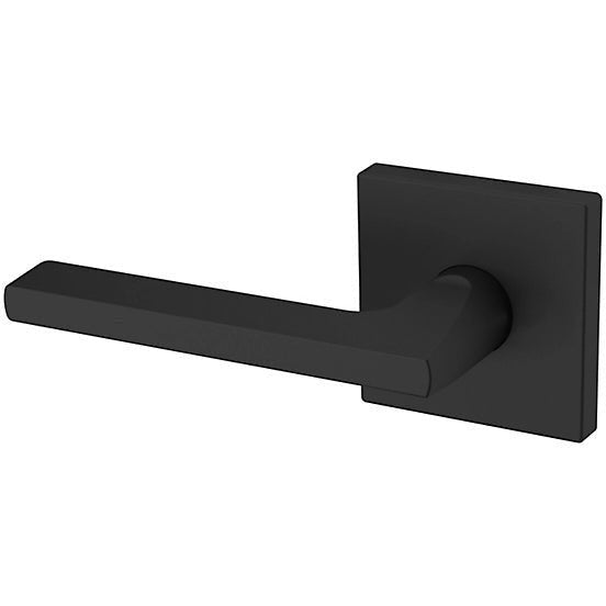 Baldwin Estate 5162 Left Handed Half Dummy Lever with R017 Rosette in Satin Black finish