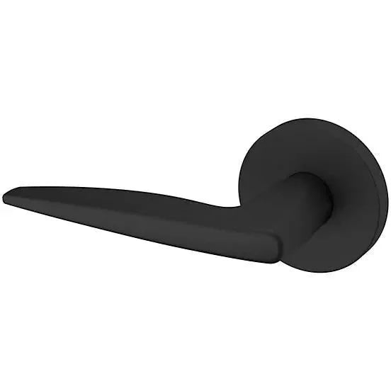 Baldwin Estate 5166 Left Handed Half Dummy Lever with 5046 Rosette in Satin Black finish