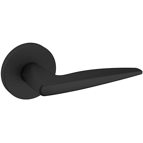 Baldwin Estate 5166 Right Handed Half Dummy Lever with 5046 Rosette in Satin Black finish