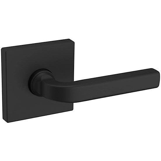 Baldwin Estate 5190 Right Handed Half Dummy Lever with R017 Rosette in Satin Black finish