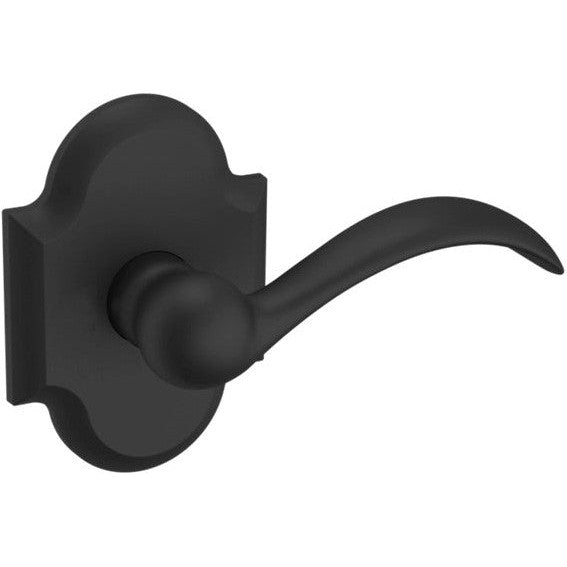 Baldwin Estate 5452V Right Handed Half Dummy Lever with R030 Rosette in Satin Black finish