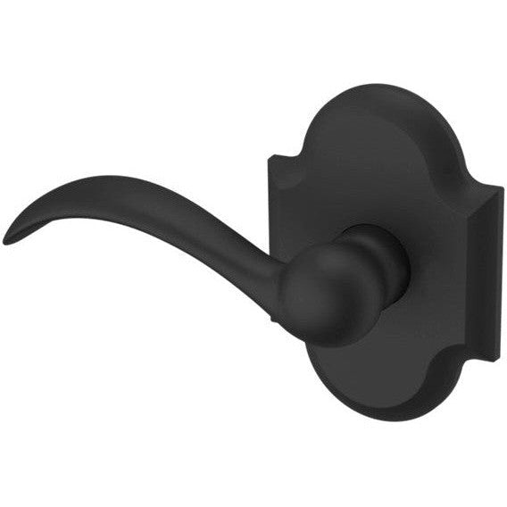 Baldwin Estate 5452V Left Handed Half Dummy Lever with R030 Rosette in Satin Black finish