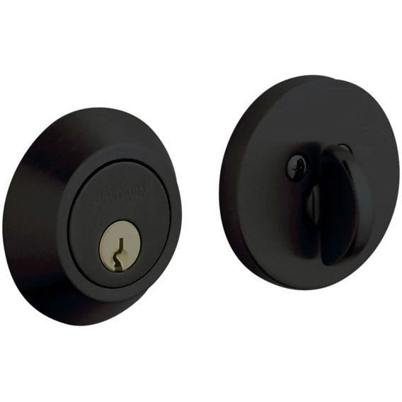 Baldwin Estate 8241 Contemporary Deadbolt in Satin Black finish