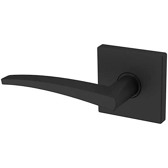 Baldwin Estate L022 Left Handed Half Dummy Lever with R017 Rosette in Satin Black finish