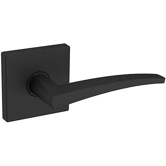 Baldwin Estate L022 Right Handed Half Dummy Lever with R017 Rosette in Satin Black finish