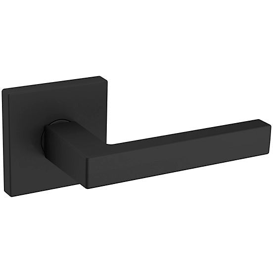 Baldwin Estate L023 Right Handed Half Dummy Lever with R017 Rosette in Satin Black finish