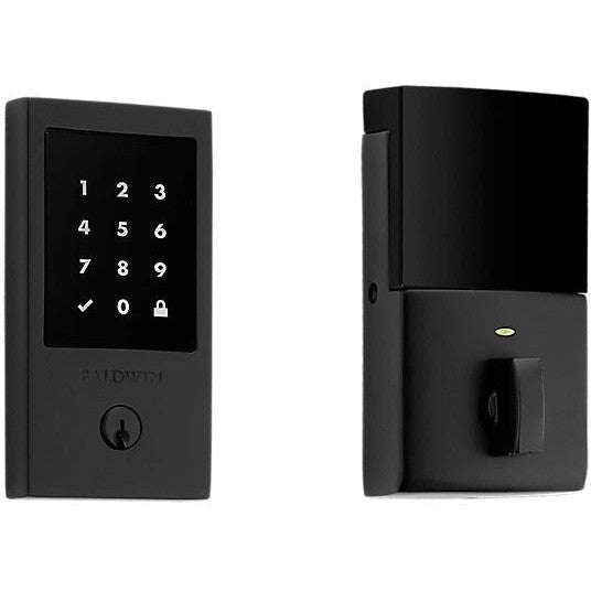 Baldwin Estate Minneapolis Touchscreen Standalone Deadbolt in Satin Black finish