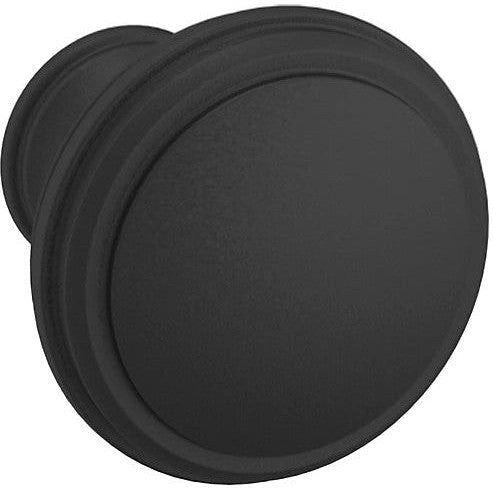 Baldwin Estate Severin Fayerman C Knob 1.32" in Satin Black finish