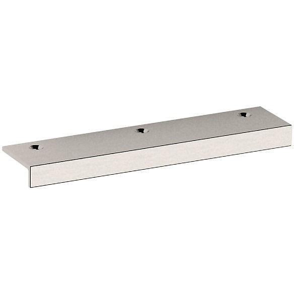 Baldwin Estate Edge Pull 4" in Satin Nickel finish