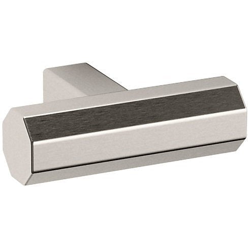 Baldwin Estate Octagonal Knob 1.5" in Satin Nickel finish