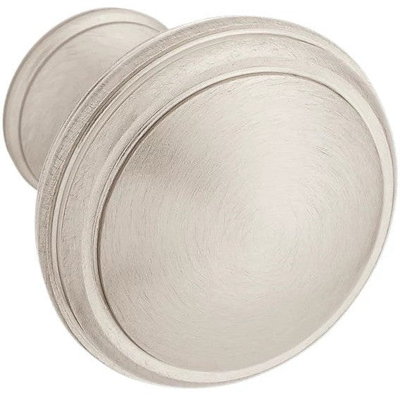 Baldwin Estate Severin Fayerman C Knob 1.32" in Satin Nickel finish