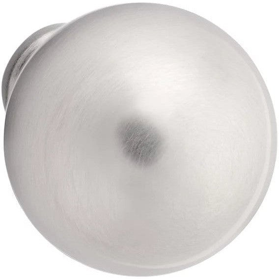 Baldwin Estate Spherical Knob 1.25" in Satin Nickel finish