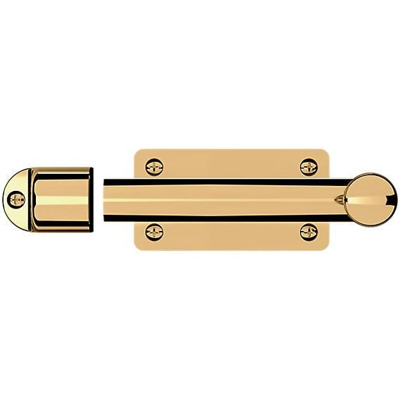 Baldwin Estate 0345 Dutch Door Bolt in Unlacquered Brass finish