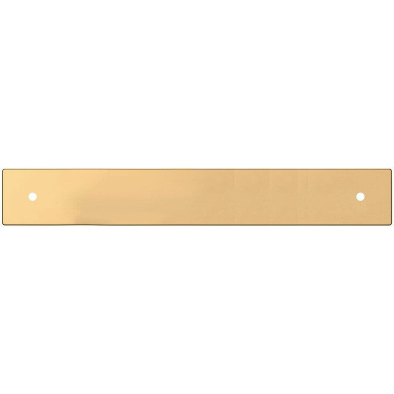 Baldwin Estate Contemporary Back Plate 6" in Unlacquered Brass finish