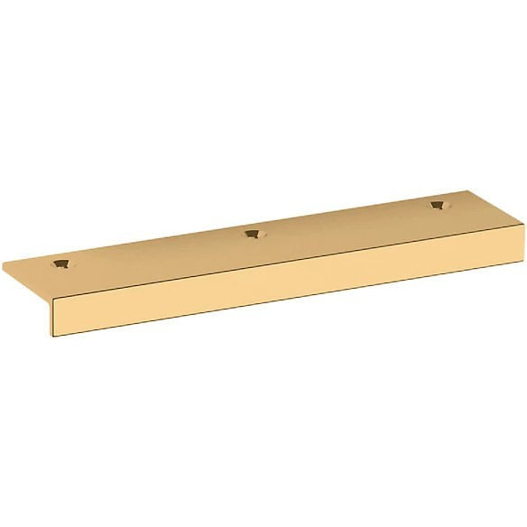 Baldwin Estate Edge Pull 4" in Unlacquered Brass finish