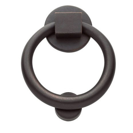 The Baldwin Estate 0195 Ring Door Knocker in Venetian Bronze finish