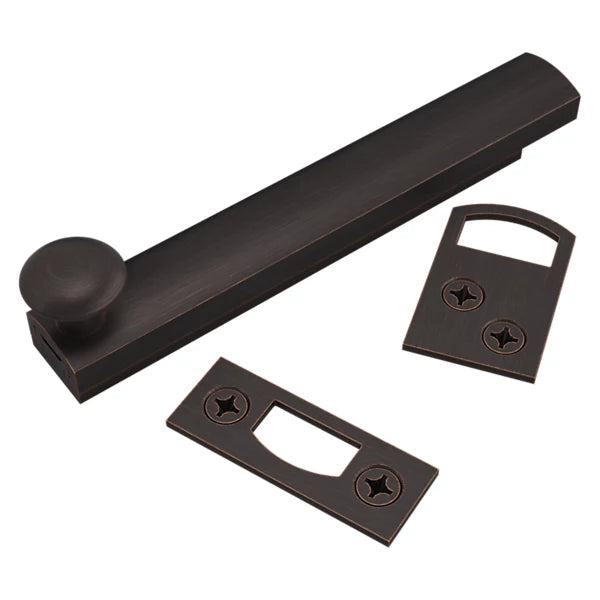 Baldwin Estate 0322 4" Surface Bolt in Venetian Bronze finish