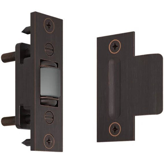 Baldwin Estate 0432 Roller Latch with T Strike in Venetian Bronze finish