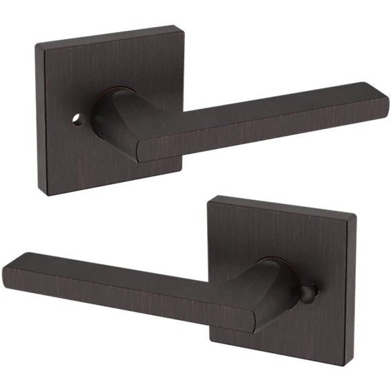 Baldwin Estate 5162 Privacy Lever with R017 Rosette in Venetian Bronze finish