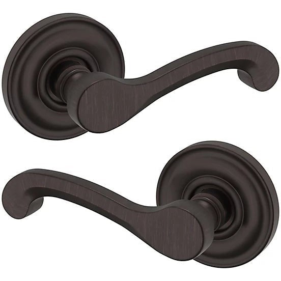 Baldwin Estate 5445V Full Dummy Lever with 5048 Rosette in Venetian Bronze finish