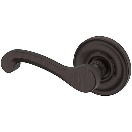 Baldwin Estate 5445V Left Handed Half Dummy Lever with 5048 Rosette in Venetian Bronze finish
