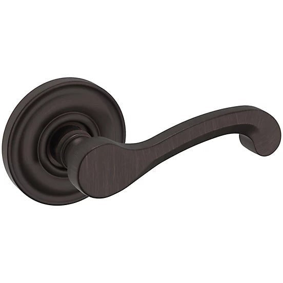 Baldwin Estate 5445V Right Handed Half Dummy Lever with 5048 Rosette in Venetian Bronze finish