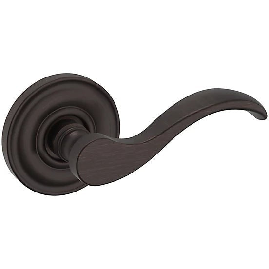 Baldwin Estate 5455V Right Handed Half Dummy Lever with 5048 Rosette in Venetian Bronze finish