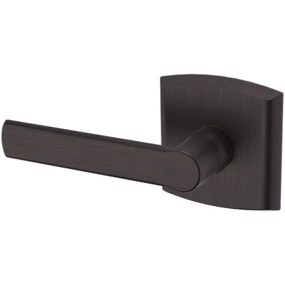 Baldwin Estate 5485V Left Handed Half Dummy Lever with R026 Rosette in Venetian Bronze finish