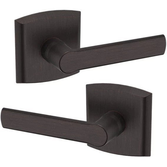 Baldwin Estate 5485V Passage Lever with R026 Rosette in Venetian Bronze finish