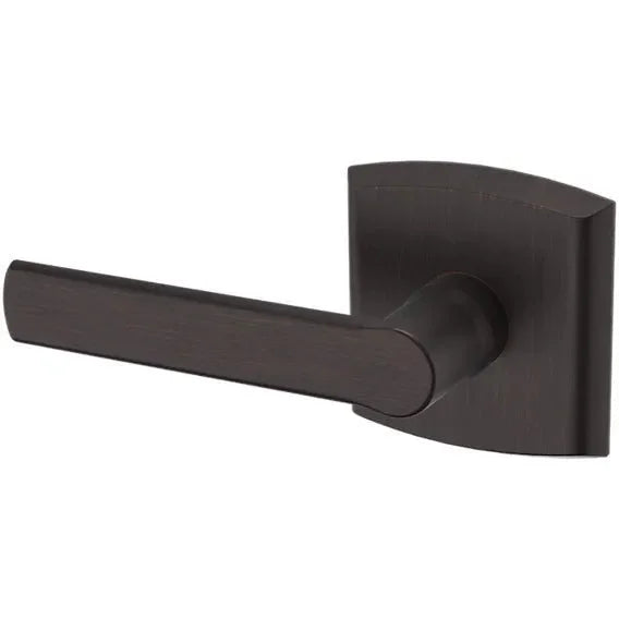 Baldwin Estate 5485V Left Handed Half Dummy Lever with R026 Rosette in Venetian Bronze finish